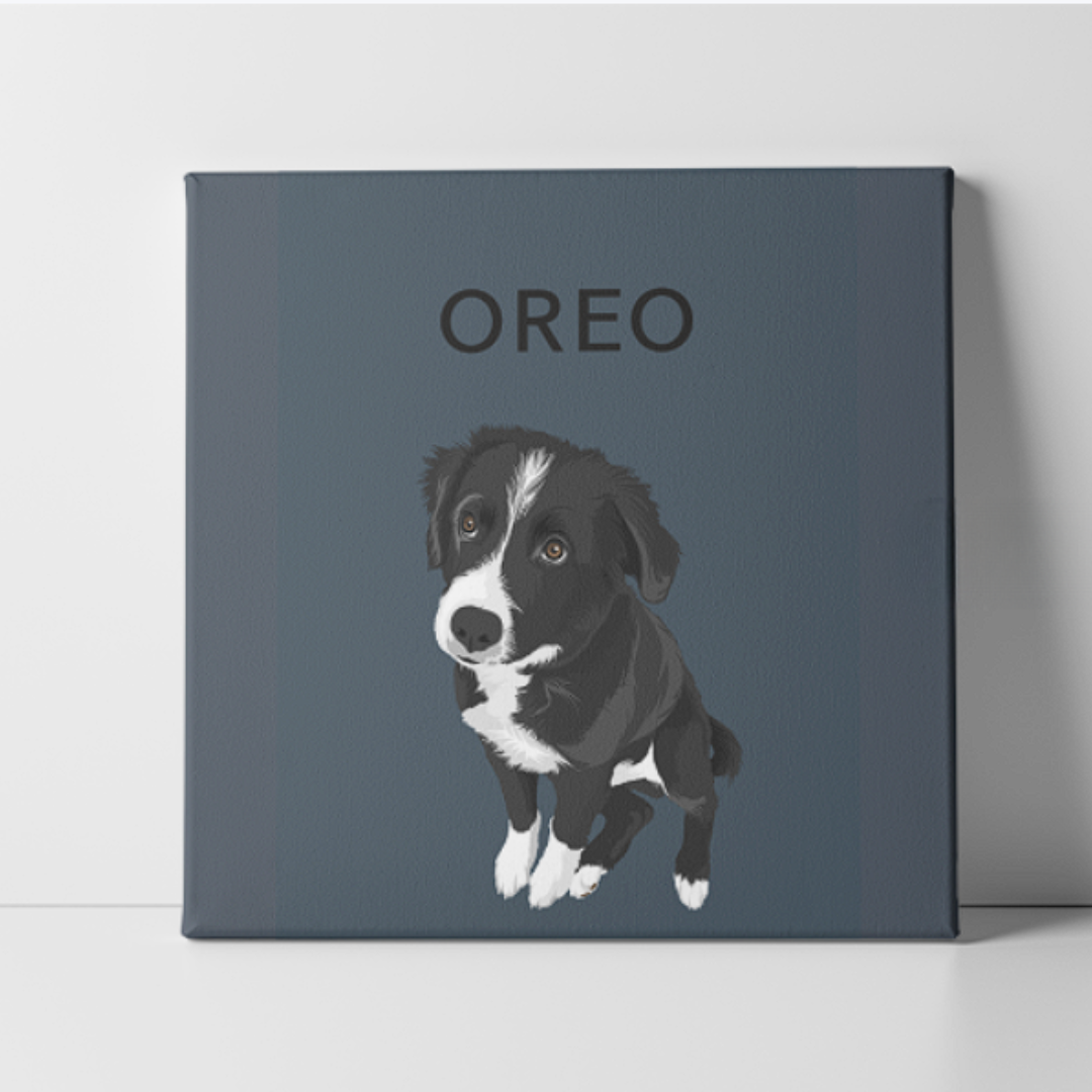 Single pet Canvas