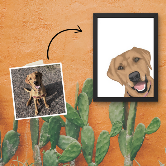 Custom Peekaboo Pet Portraits