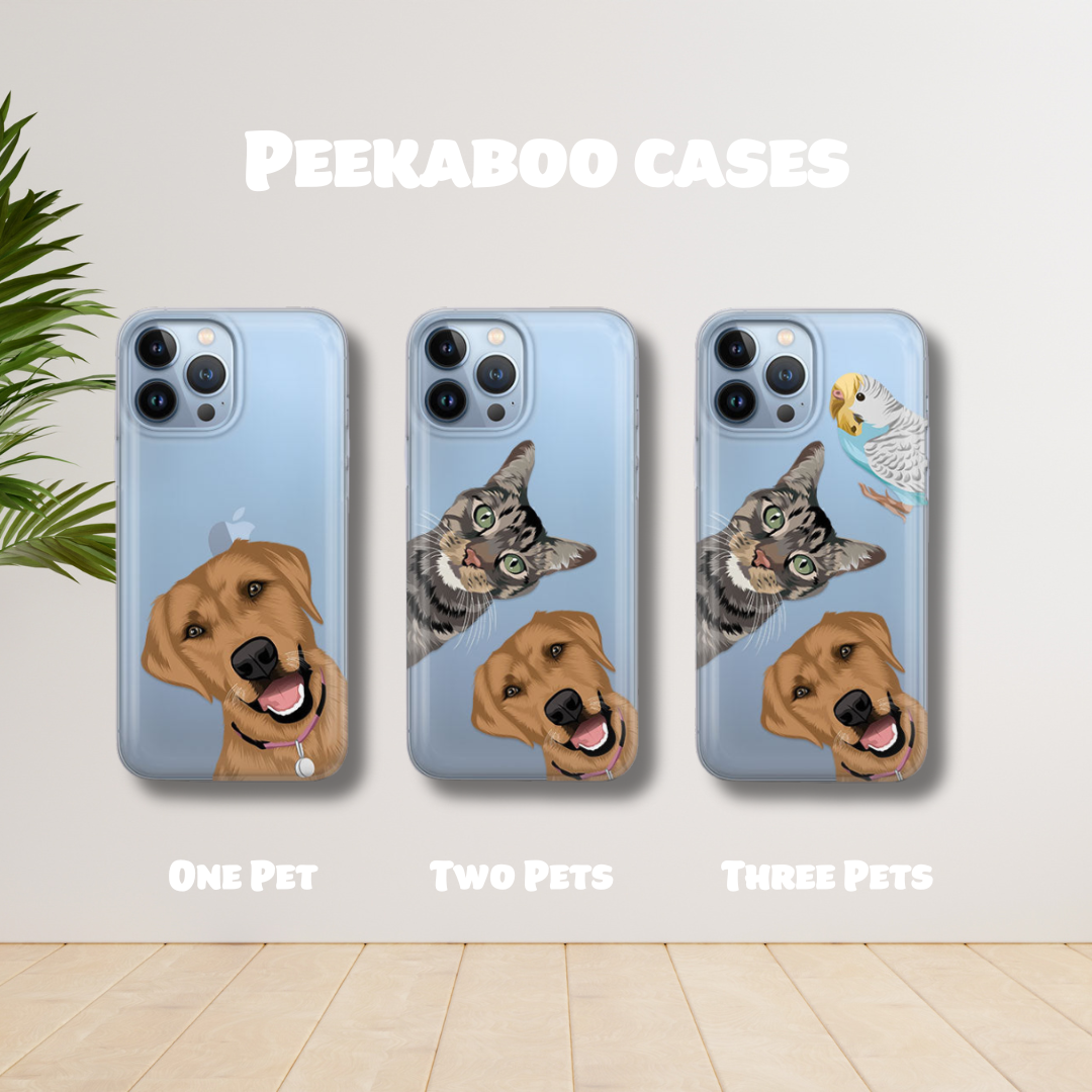 Peekaboo Clear Phone Case